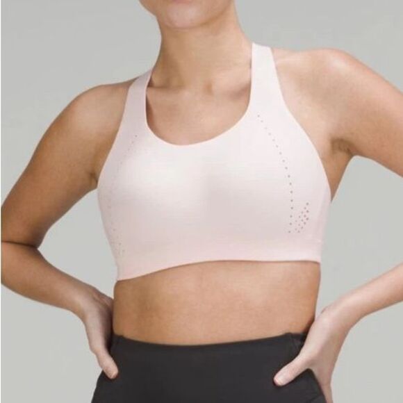 Lululemon W2CS1S Sz 34C Light Pink AirSupport Bra *High Support, C–DDD Cups - Picture 9 of 11